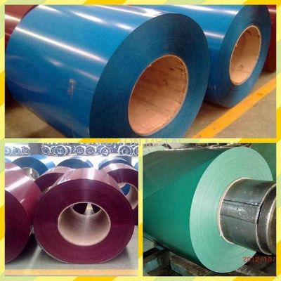 Fob 0.12-1.5mm Color Coated Cold Rolled Galvanized Prepainted Steel Sheet Coils PPGI PPGL