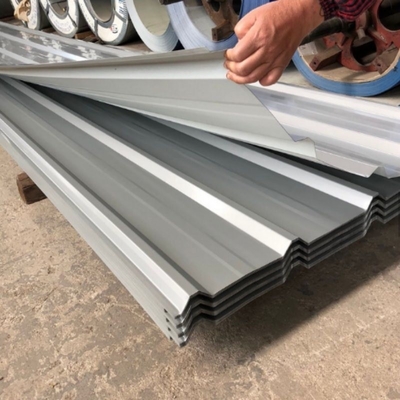 DX51D SGCC Grade 0.12-0.85mm PPGI/PPGL/Gi Corrugated Sheet 30-150g Hot-DIP Galvanized Roof Panel Roofingsheet Coated Steel Sheets