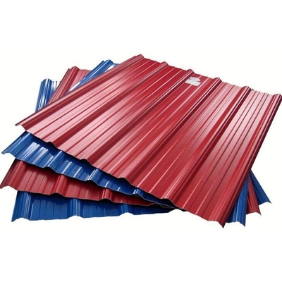 0.12-0.85mm Corrugated Sheet 30-150g Hot-DIP Galvanized Roof Panel with SPCC Grade