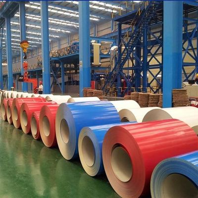 BS Standard G350 G450 G550 PPGI 90g Zinc Coated All Ral Color Prepainted Galvanized Steel Coil