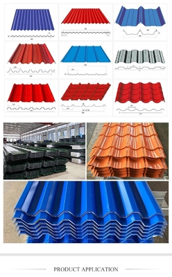 Galvanize Technique Dx51d Cold Rolled Prepainted PPGI/PPGL Corrugated Steel Roofing Sheet