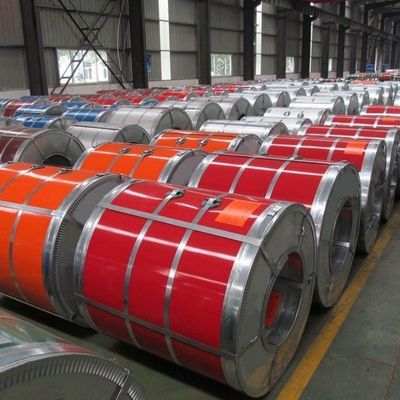 PPGI / PPGL Galvanized Steel Coil Decoiling Zinc Rolled Prepainted Sheet Steel Strip 3ton Cold Rolled