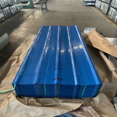 Certification ISO 0.1mm-1.2mm PPGI Prepainted Corrugated Steel Roofing Sheet for Roofing