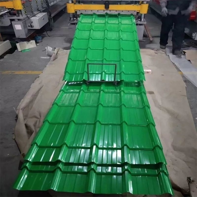 Color Coated Metal Roof Tiles/PPGI Corrugated Zinc Roofing Sheet with Custom Length
