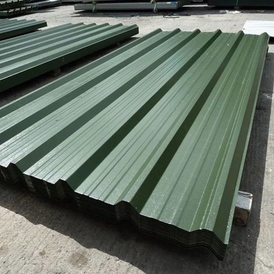Color Coated Metal Roof Tiles/PPGI Corrugated Zinc Roofing Sheet with Custom Length