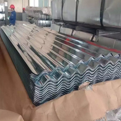 Electrogalvanized Corrugated Roofing Sheet with Ral Code No. or Custom Color Selection