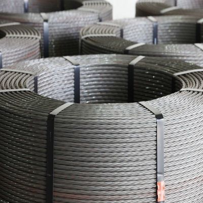 Spiral Surface 12.7mm Non-alloy PT Strands for High Tensile Prestressed Concrete