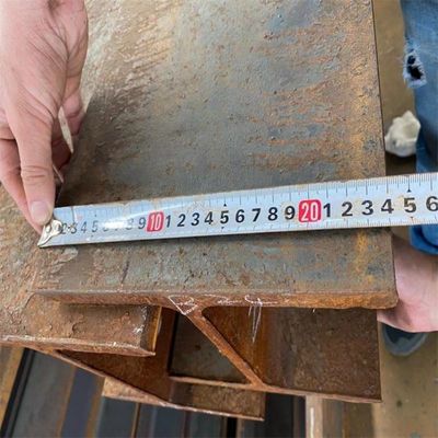 100X100mm Galvanized Steel H Beam for Concrete Sleeper Retaining Wall Post Q355