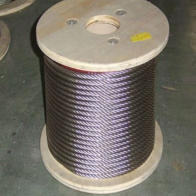 Quenching Technique Galvanized Steel Wire Rope Reel Weight 25kg/50kg/100kg/200kg