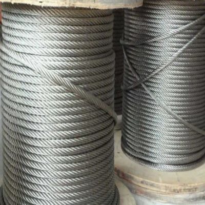 Quenching Technique Galvanized Steel Wire Rope Reel Weight 25kg/50kg/100kg/200kg