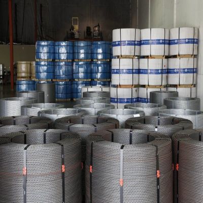 Non-alloy 6X7 7X7 1.5mm 2.0mm 3.0mm 4.0mm 6.0mm 8.0mm 16mm DIN3055 En12385 Galvanized Steel Wire Rope