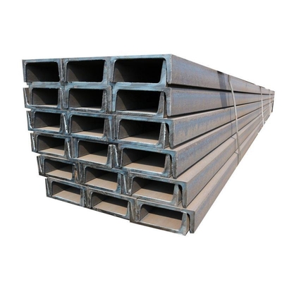 Galvanized Carbon Material U Shape Hot Rolled C Channel Steel with 40-550mm Width