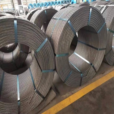 High Tensile 1.0mm-120mm Prestressed Steel Strand Wire for Concrete Bonded PT Strands