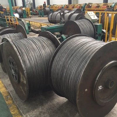 Quenching Technique 7/1.0 mm 7/1.6 mm Steel Wire Strand for Power Transmission Line