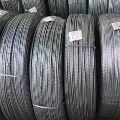 Quenching Technique 7/1.0 mm 7/1.6 mm Steel Wire Strand for Power Transmission Line