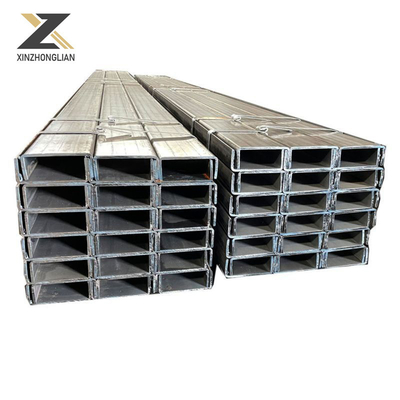 Hot Rolled C Channel Steel S235jr S355jr A36 Ss400 Galvanized Steel Q235 Channel Steel U Beam