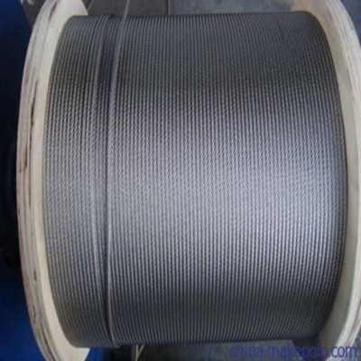 CE Certification Stainless Steel Grade Bright Smooth Round Strand Wire Rope Versatile