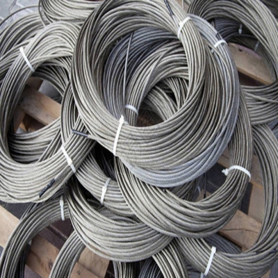 Non-alloy 35wx7- 24mm Spiral Surface Steel Wire Rope for Crane