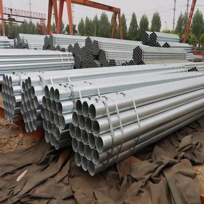 Q195/Q235/Q345 Galvanized Steel Round Pipe Tube for Machinery Industry Distribution