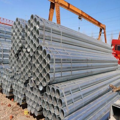 Q195/Q235/Q345 Galvanized Steel Round Pipe Tube for Machinery Industry Distribution