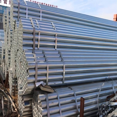 DN15-DN200 Hot Dipped Galvanized Round Steel Pipe Q235B Gi Steel Tube for Greenhouse