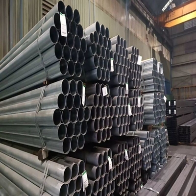 6 Meter Length BS1387 Zinc Coating Steel Pipe Galvanized Round Tubular Iron Hollow Section Carbon Steel Gp Tube