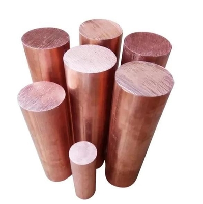 Smooth Cathode Copper Bar Rod 99.9% Purity 10mm Diameter Thickness 0.1-60mm or Custom