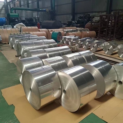 8011 11 14 80 Micron 0.1mm 30cm Aluminum Foil Jumbo Roll with Tolerance 1% Silver
