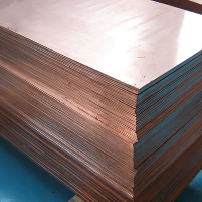 Customized Size Pure Copper Plate with High Purity and GB En ASTM JIS BS Standard