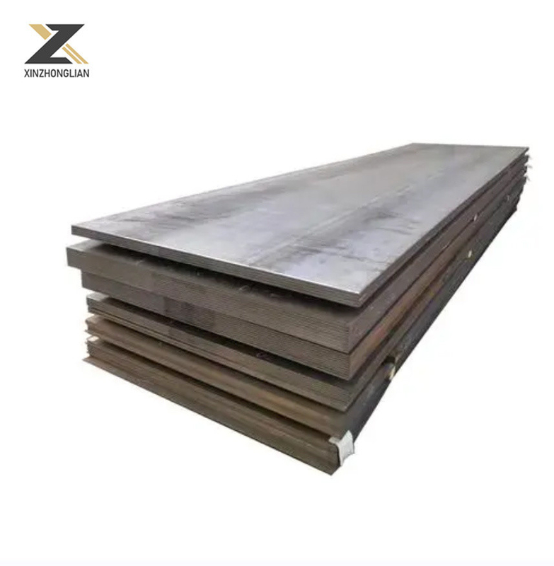 Hot Rolled Steel Plate A36 Ss400 St37 St52 Surface Bare/Shot Blasted and Spray Paint