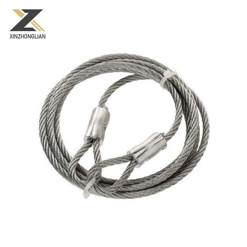 7X19 4mm 6mm Heavy Weight Gym Fitness Steel Cable TPU Coated Flexible Steel Wire Rope