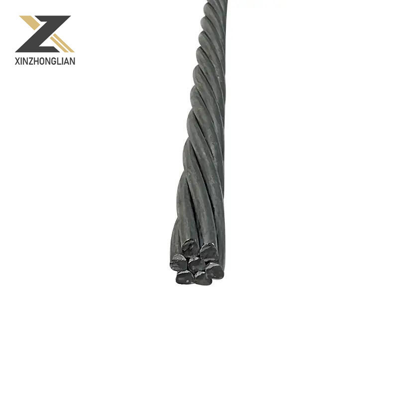 High Tensile 1.0mm-120mm Prestressed Steel Strand Wire for Concrete Bonded PT Strands