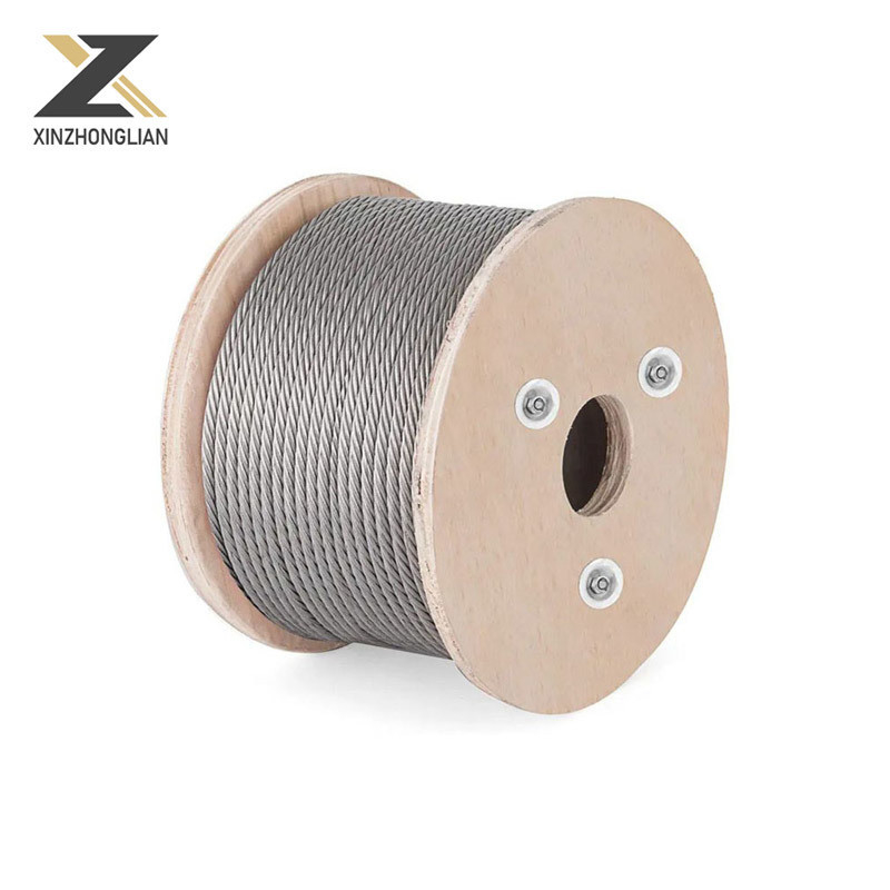Quenching Technique 7/1.0 mm 7/1.6 mm Steel Wire Strand for Power Transmission Line