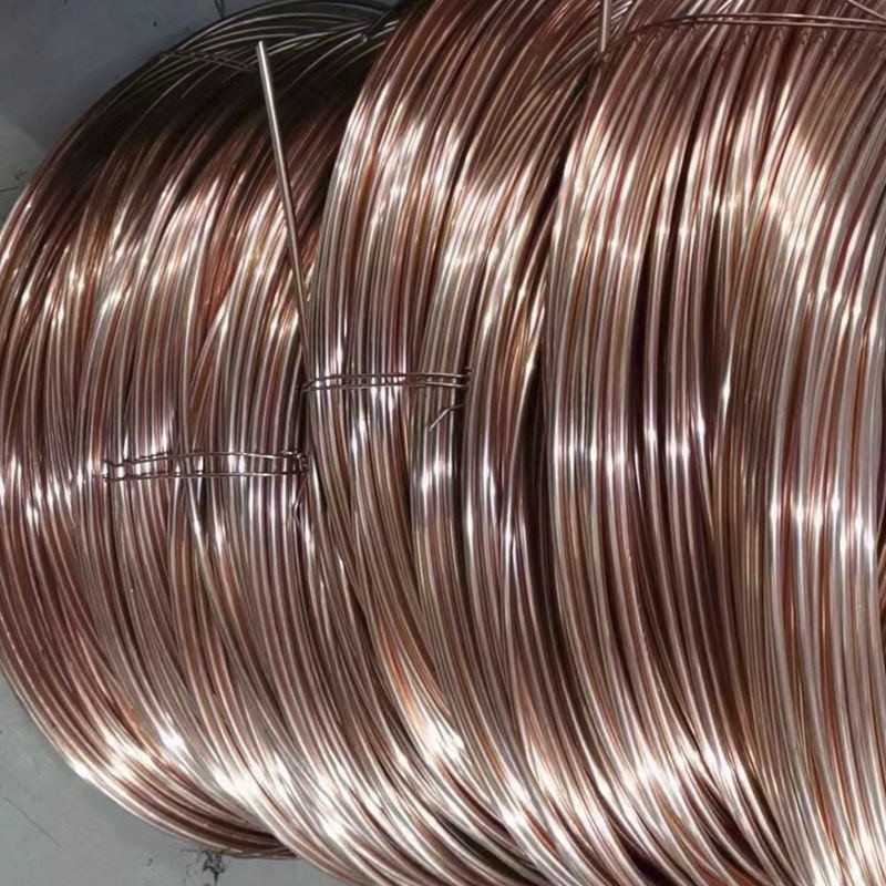 Custom Width Brass Copper Alloy Red Copper Wire with Silver Coating High Purity 99.99%