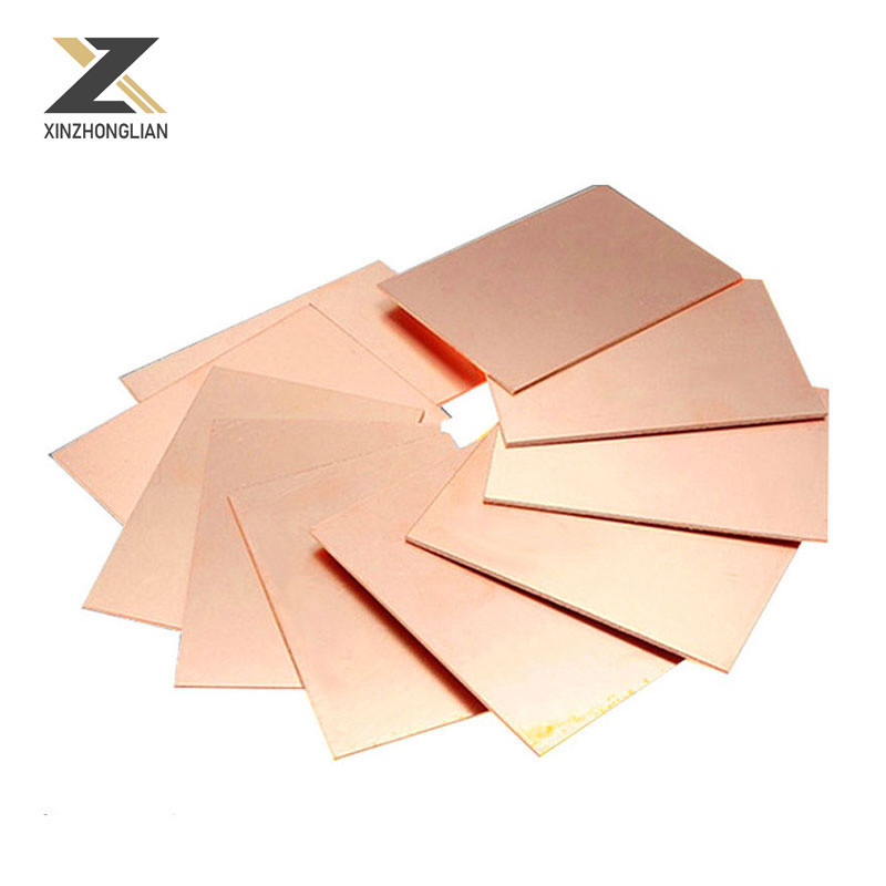 Customized 99.99 Pure Bronze Sheet Pure Copper Plate Copper Sheet with 1% Tolerance
